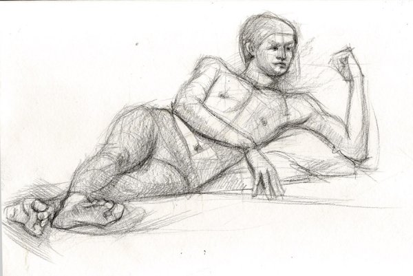 Robert Hannaford (1944 - ) self-portrait