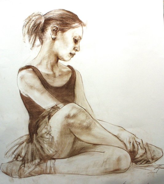 Наброски фигуры человека