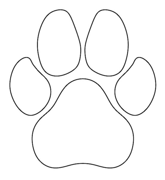 Тату кошачьи лапки эскиз