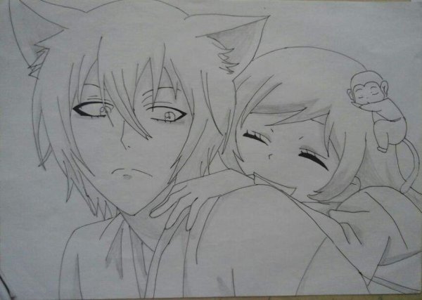 Рисунки аниме очень приятно Бог Томоэ