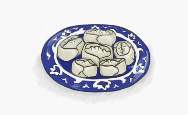 Манты нарисованные