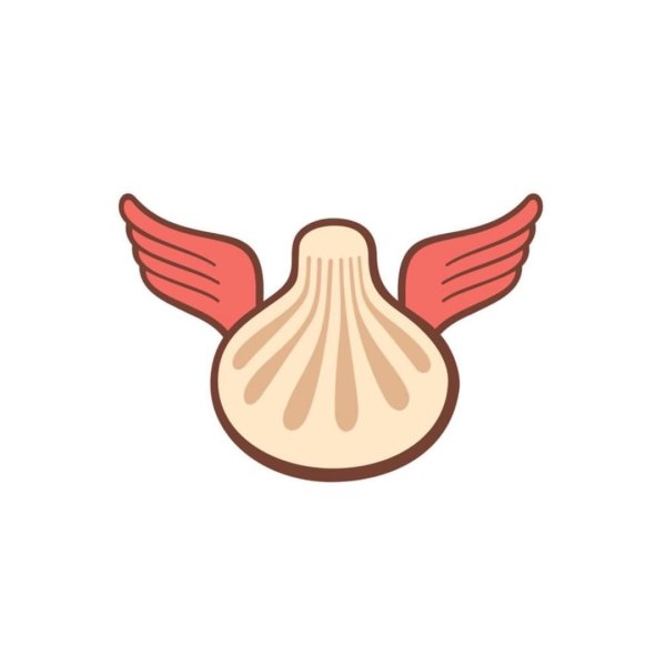 Хинкали нарисованные