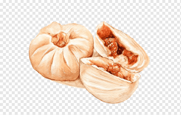 Нарисованная еда пельмени