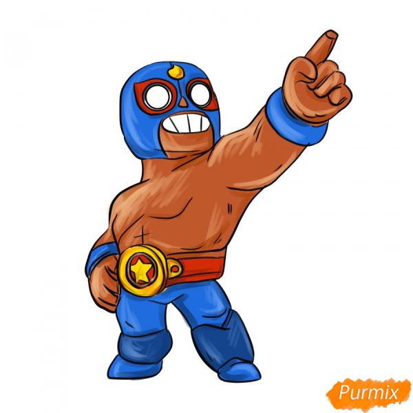 Раскраска Браво старс Байрон