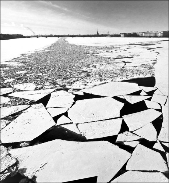 Ледоход раскраска