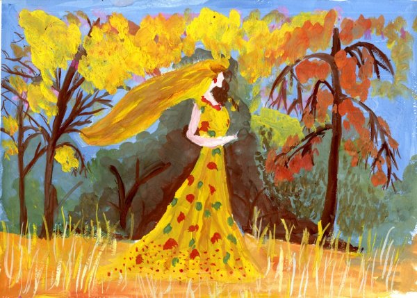 Лицо осени для детского сада