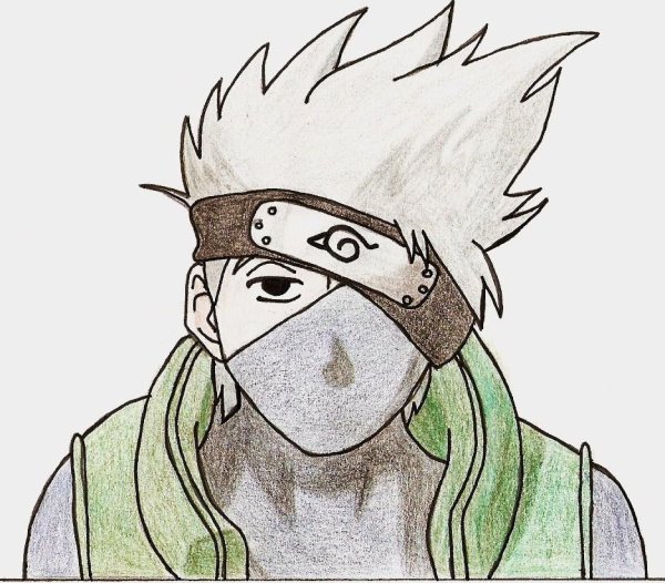 Наруто Какаси Хатакэ портрет