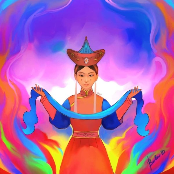 Монгол зураг монгольская Национальная живопись