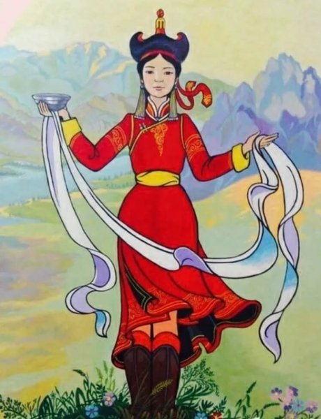 Калмыки рисунок