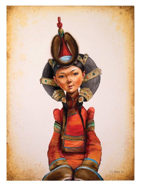 Бурята национальный костюм иллюстрации