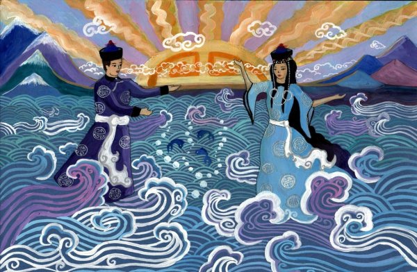 Буряты дети