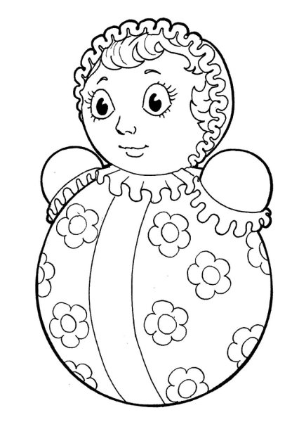 Рисование неваляшка