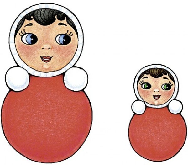 Рисование неваляшка