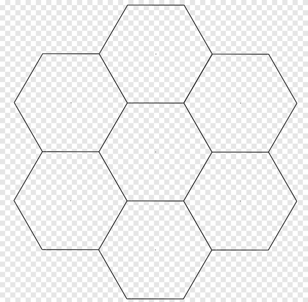 Шестиугольник трафарет