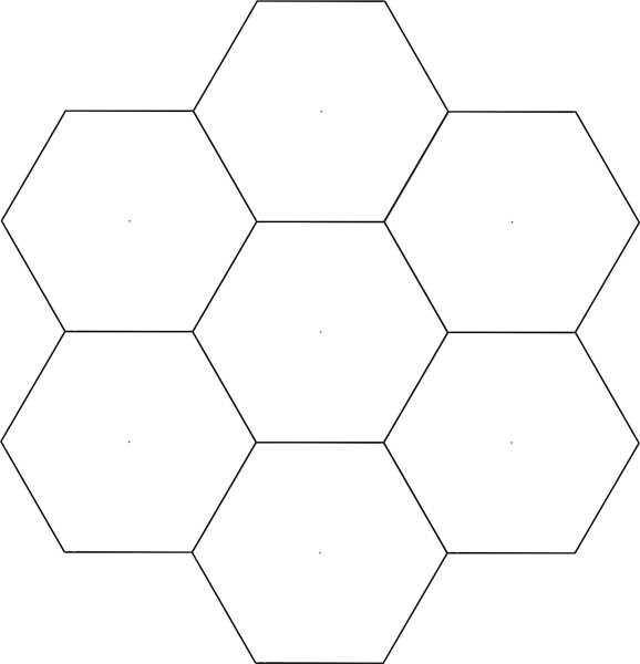 Шестиугольник из шестиугольников