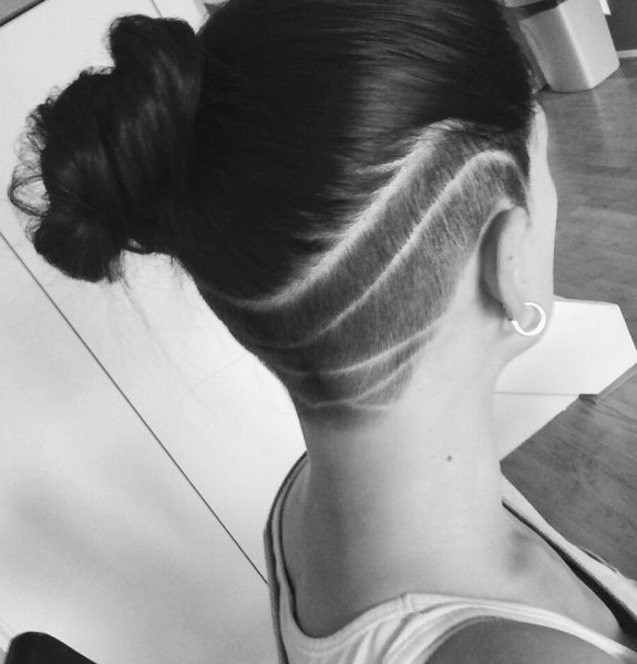 Идея орнамента на затылке