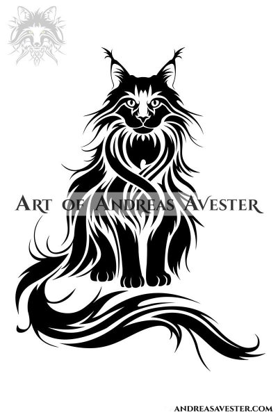 Эскизы тату Мейн кун