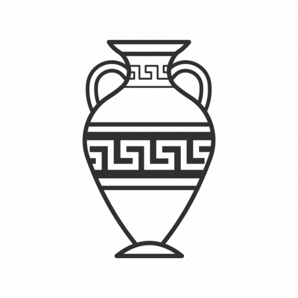 Греческие вазы лёгкие