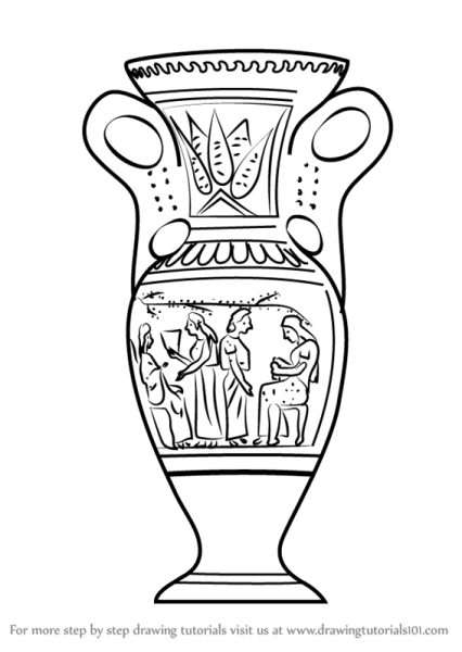 Древнеегипетские вазы с орнаментом