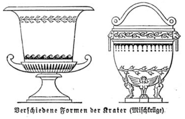 Греческая ваза кратер раскраска