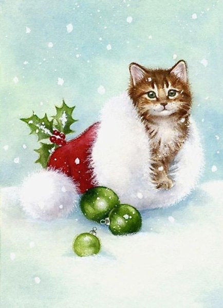 Новогодние котята