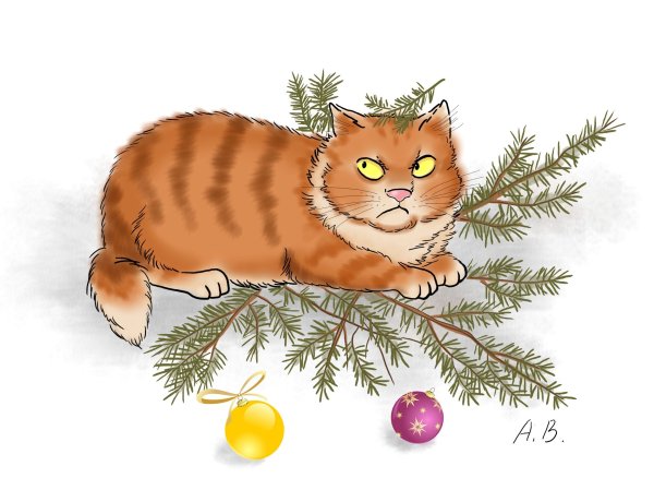 Новогодний котик