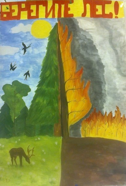 Плакат на экологическую тему