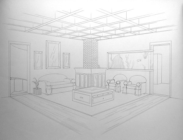 Зарисовки Брунеллески перспектива