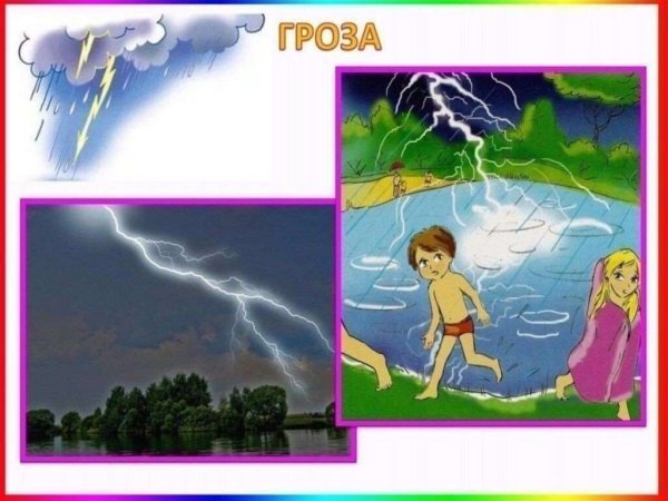 Раскраска природные явления