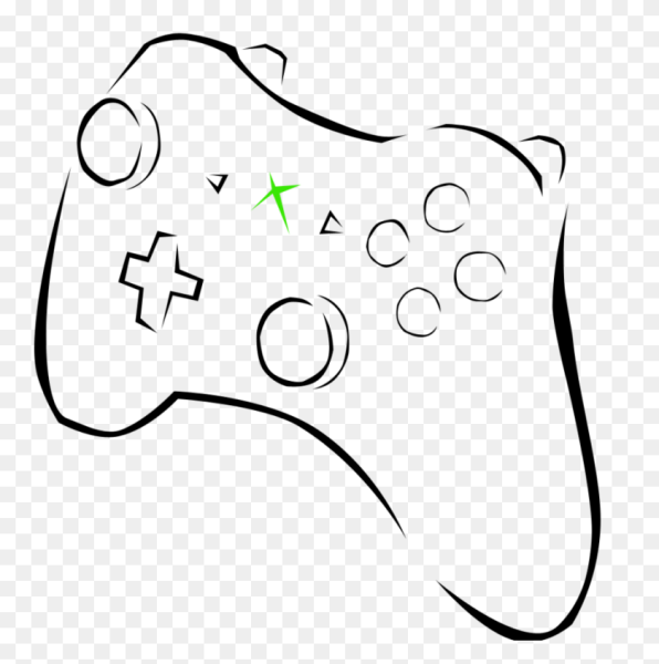 Геймпад Xbox 360 раскраска