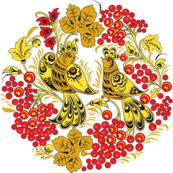 Роспись Хохломская русская народная