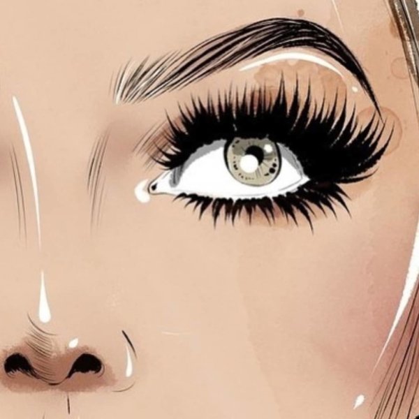 Реснички мультяшные