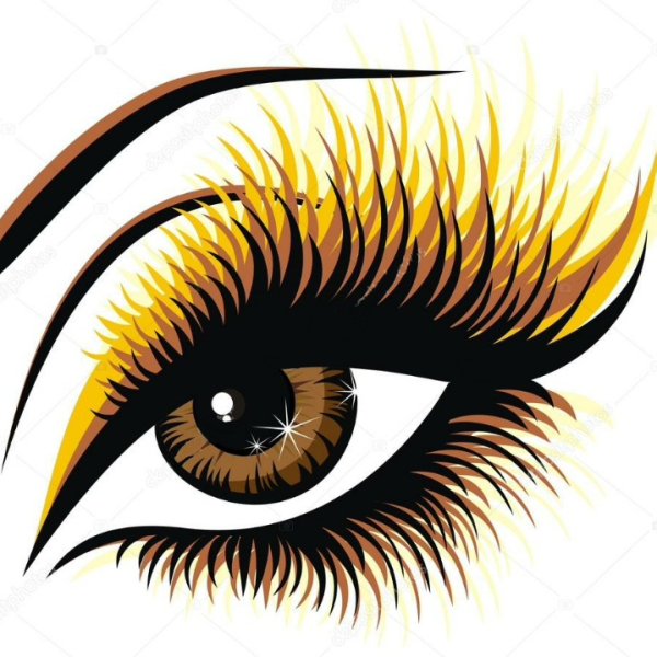 Ресницы мультяшные