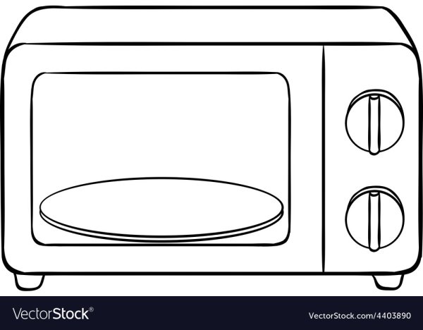 Микроволновка раскраска