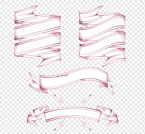 Лента для надписи контур