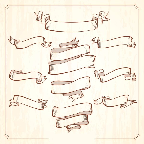 Ленточка полукругом