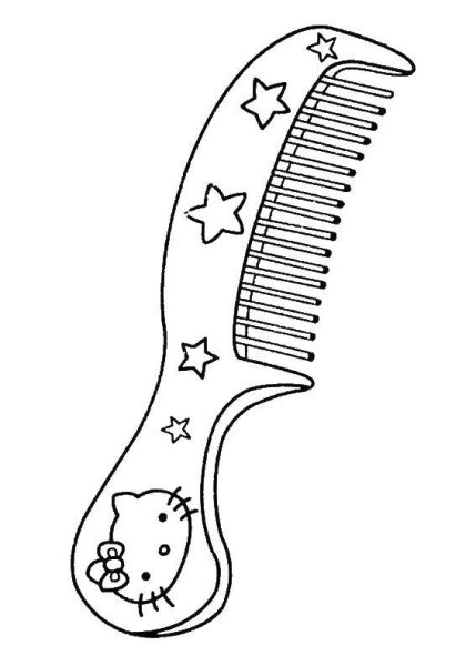 Расческа значок