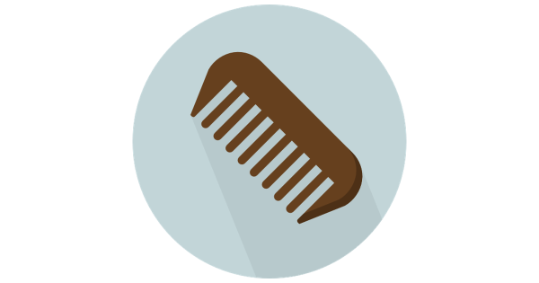 Расческа для детей на прозрачном фоне