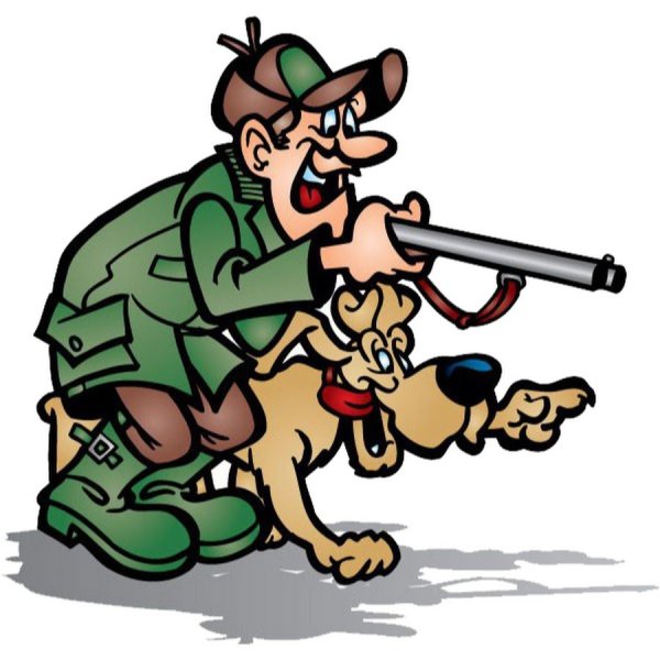 Охотник мультяшный