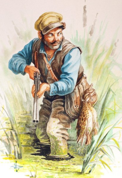 Охотник мультяшный