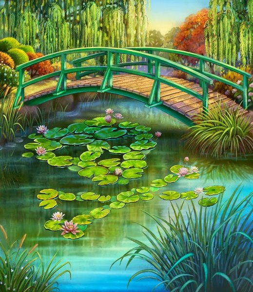 Сказочный пруд