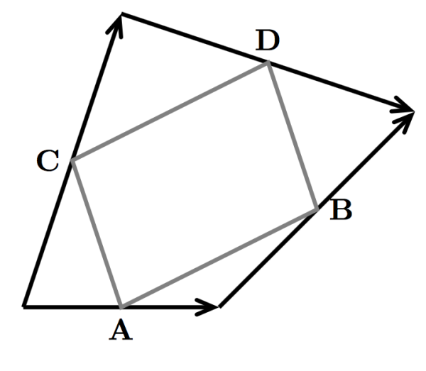 Пространственный четырёхугольник рисунок