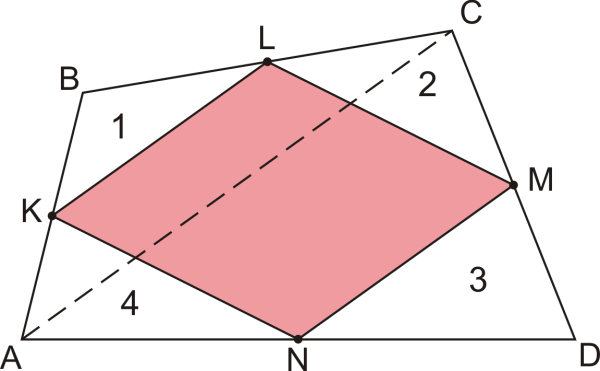 Дано: ABCD пространственный четырехугольник