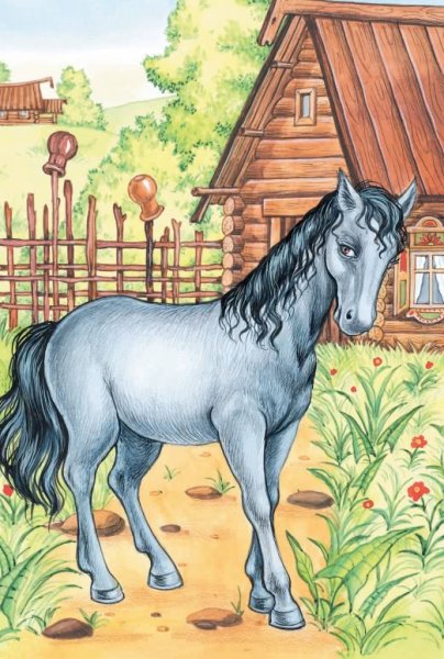 Бегущая лошадь раскраска