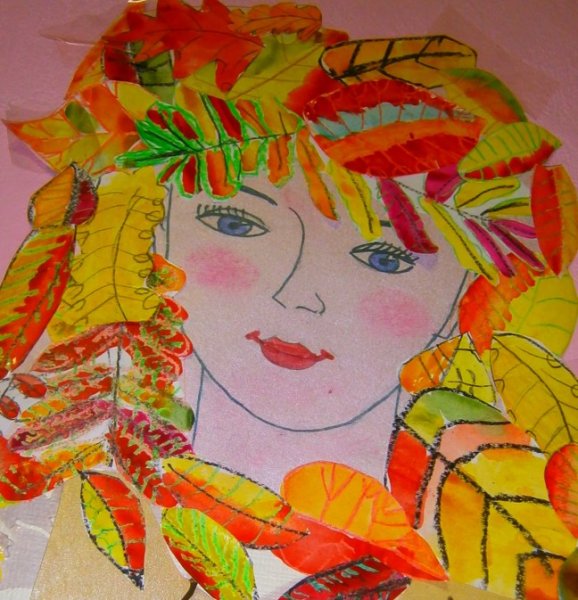 Лицо осени для детского сада