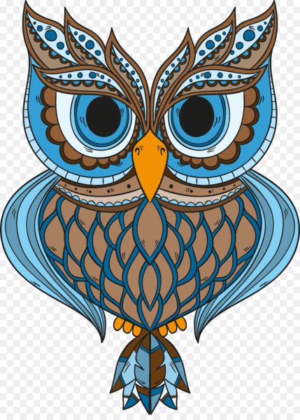 Сова мультяшная