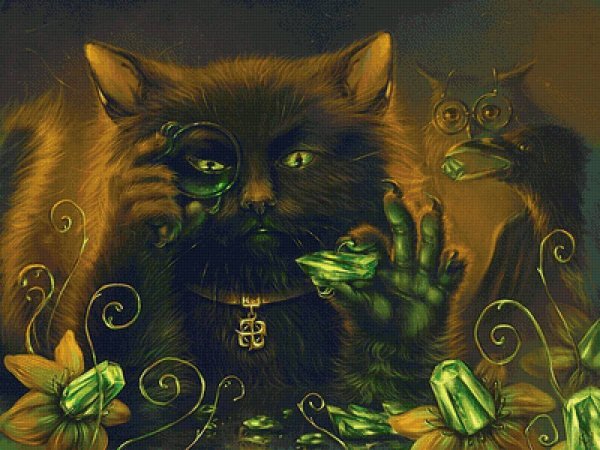 Кот Баюн из мультика Иван Царевич и серый волк