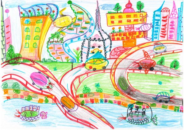 Рисунок ко Дню города