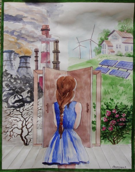 Рисунок на тему город будущего