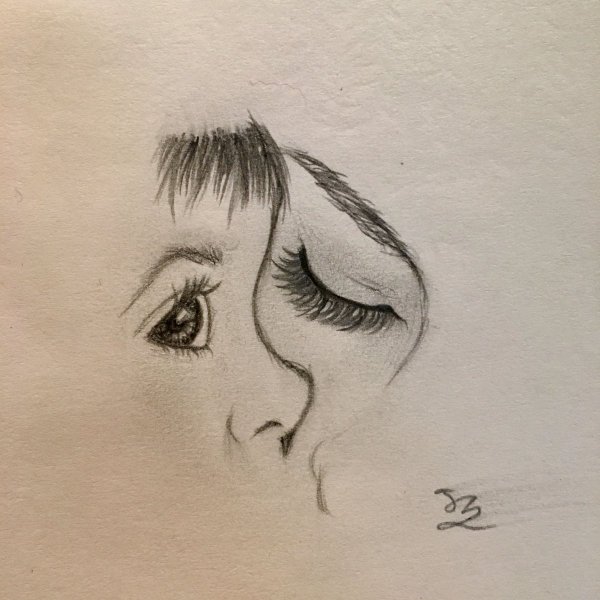 Рисунок мамы простым карандашом